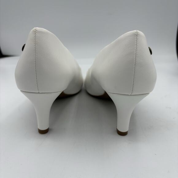 LifeStride Heels Womens Size 8 M Parigi‎ Soft System Pumps White Lightly Used - Picture 7 of 12